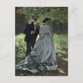 Claude Monet | Promenaders, Bazille, Camille Briefkaart (Voorkant)