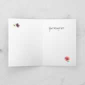 Claude Monet Quote ~ Floral Waterverf Kaart (Binnen)