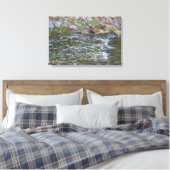 Claude Monet - Rapids over de petite Creuse Canvas Afdruk (Insitu (Slaapkamer))