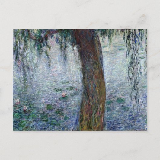 Claude Monet | Rechts waterlib-weidegrond Briefkaart (Voorkant)