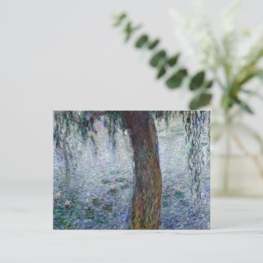 Claude Monet | Rechts waterlib-weidegrond Briefkaart (Staand voorkant)