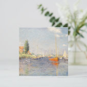 Claude Monet. Red Boats, Argenteuil (Staand voorkant)