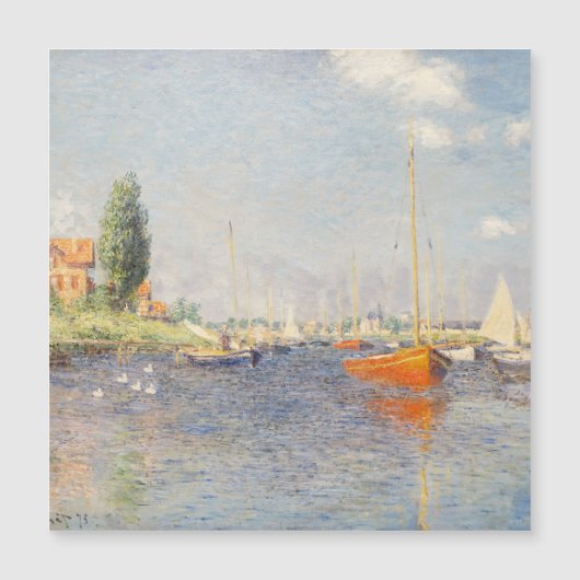 Claude Monet. Red Boats, Argenteuil (Voorkant)