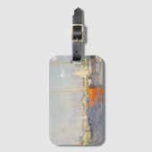 Claude Monet. Red Boats, Argenteuil Bagagelabel (Voorkant (verticaal))