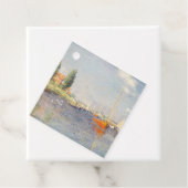 Claude Monet. Red Boats, Argenteuil Bedankjes Labels (In situ)