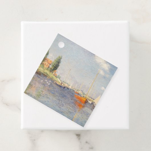 Claude Monet. Red Boats, Argenteuil Bedankjes Labels (In situ)