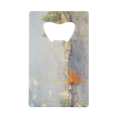 Claude Monet. Red Boats, Argenteuil Creditkaart Flessenopener (Achterkant)