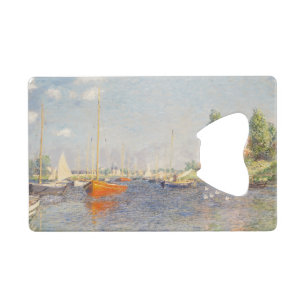 Claude Monet. Red Boats, Argenteuil Creditkaart Flessenopener