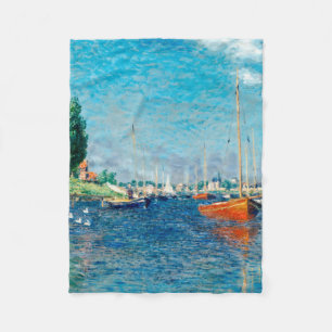 Claude Monet - Red Boats, Argenteuil Fleece Deken