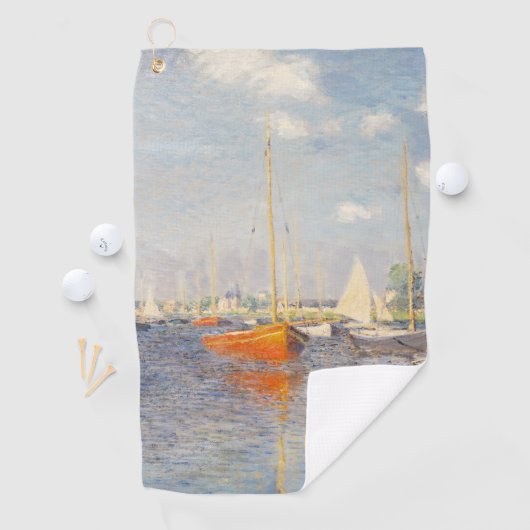 Claude Monet. Red Boats, Argenteuil Golfhanddoek (Insitu)