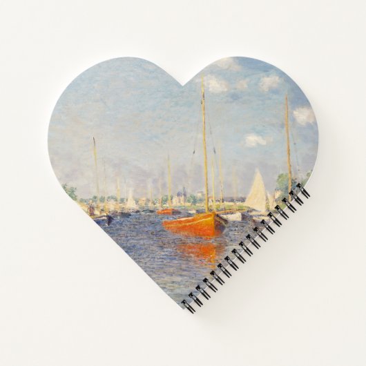 Claude Monet. Red Boats, Argenteuil Notitieboek (Achterkant)