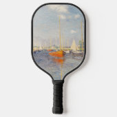 Claude Monet. Red Boats, Argenteuil Pickleball Paddle (Achterkant)