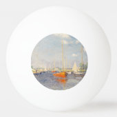 Claude Monet. Red Boats, Argenteuil Pingpongbal (Voorkant)