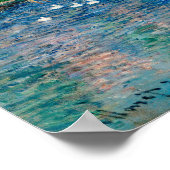 Claude Monet - Red Boats, Argenteuil Poster (Hoek)