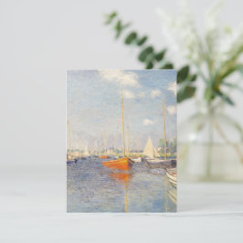Claude Monet. Red Boats, Argenteuil RSVP Kaartje