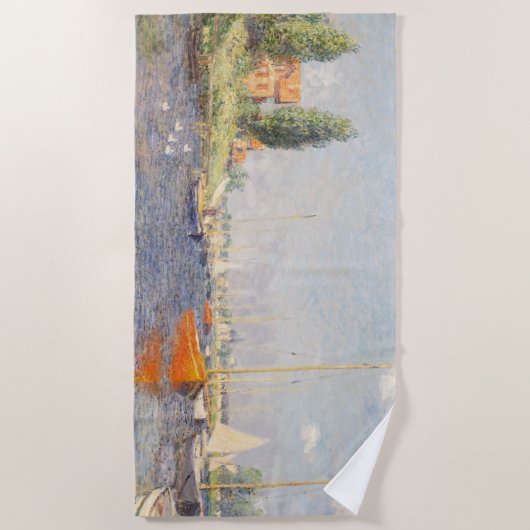 Claude Monet. Red Boats, Argenteuil Strandlaken (Voorkant)