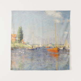 Claude Monet. Red Boats, Argenteuil Wandkleed