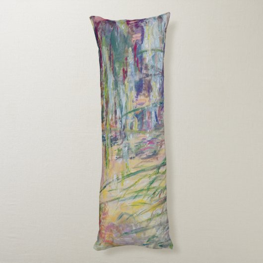 Claude Monet | Reflecties op het water, 1917 Lichaamskussen (Achterkant (Verticaal))