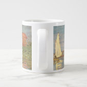 Claude Monet | Regatta at Argenteuil, c.1872 Grote Koffiekop (Achterkant)