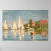 Claude Monet | Regatta at Argenteuil, c.1872 Poster (Voorkant)