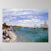 Claude Monet Regatta bij Sainte-Adresse Poster (Voorkant)