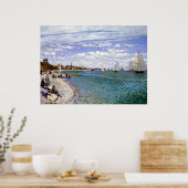 Claude Monet Regatta bij Sainte-Adresse Poster (Keuken)