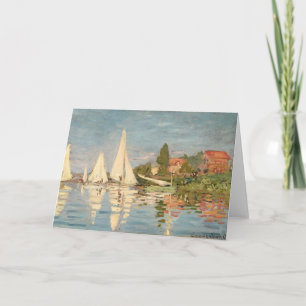 Claude Monet   Regatta in Argenteuil, c.1872 Kaart