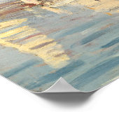 Claude Monet | Regatta in Argenteuil Poster (Hoek)