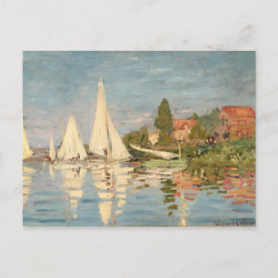 Claude Monet   Regatta te Argenteuil, c.1872 Briefkaart