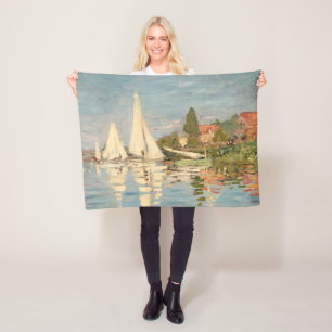 Claude Monet   Regatta te Argenteuil, c.1872 Fleece Deken