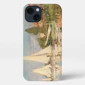 Claude Monet | Regatta te Argenteuil, c.1872 iPhone Hoesje (Achterkant)