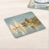 Claude Monet | Regatta te Argenteuil, c.1872 Kartonnen Onderzetters (Schuin)
