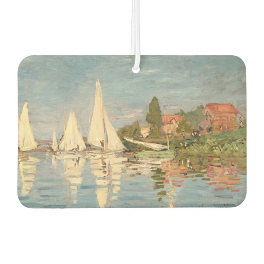 Claude Monet | Regatta te Argenteuil, c.1872 Luchtverfrisser (Voorkant)