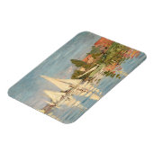 Claude Monet | Regatta te Argenteuil, c.1872 Magneet (Linkerzijde)