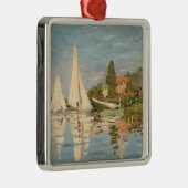 Claude Monet | Regatta te Argenteuil, c.1872 Metalen Ornament (Rechts)