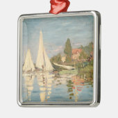 Claude Monet | Regatta te Argenteuil, c.1872 Metalen Ornament (Links)