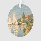 Claude Monet | Regatta te Argenteuil, c.1872 Ornament (voorkant)