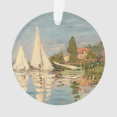 Claude Monet | Regatta te Argenteuil, c.1872 Ornament (voorkant)