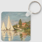Claude Monet | Regatta te Argenteuil, c.1872 Sleutelhanger (Achterkant)