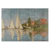 Claude Monet | Regatta te Argenteuil, c.1872 Snijplank (Voorkant)