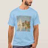Claude Monet | Regatta te Argenteuil, c.1872 T-shirt (Voorkant)
