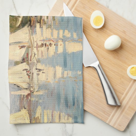 Claude Monet | Regatta te Argenteuil, c.1872 Theedoek (Quarter Fold)