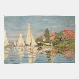 Claude Monet   Regatta te Argenteuil, c.1872 Theedoek