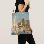 Claude Monet | Regatta te Argenteuil, c.1872 Tote Bag (Dichtbij)