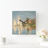 Claude Monet | Regatta te Argenteuil, c.1872 Vierkante Klok (Huis)