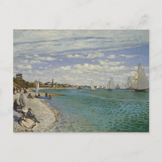 Claude Monet | Regatta te Sainte-Adresse Briefkaart (Voorkant)