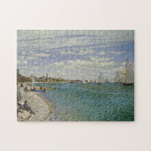 Claude Monet | Regatta te Sainte-Adresse Legpuzzel (Horizontaal)