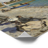 Claude Monet | Regatta te Sainte-Adresse Poster (Hoek)