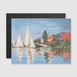 Claude Monet - Regattas Argenteuil Magnetic Kaart