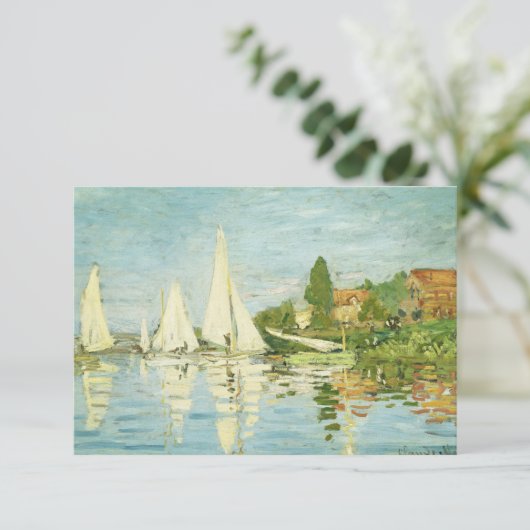 Claude Monet. Regattas at Argenteuil (Staand voorkant)